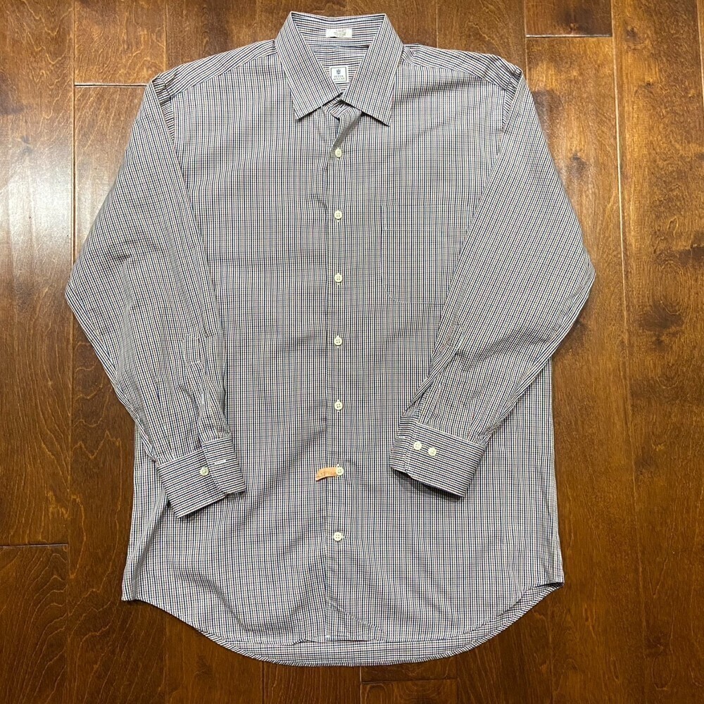 Peter Millar Multicolor Checkered Button Down Dre… - image 3